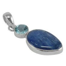 Kyanite Gemstone 925 Sterling Silver Pendant